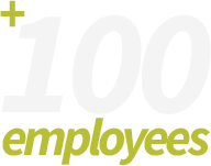 More than100 employees trained to give you the very best service